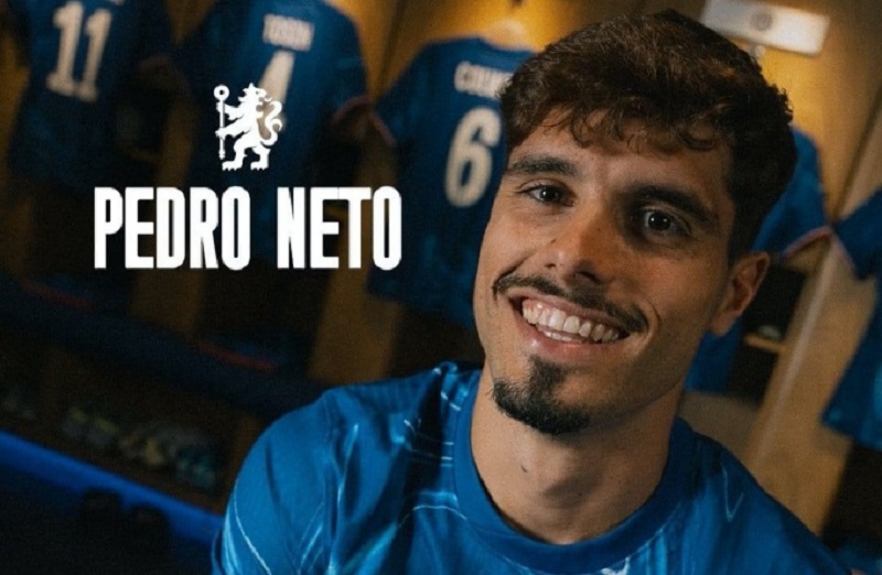 CHÍNH THỨC! Chelsea công bố tân binh Pedro Neto giá 63 củ euro